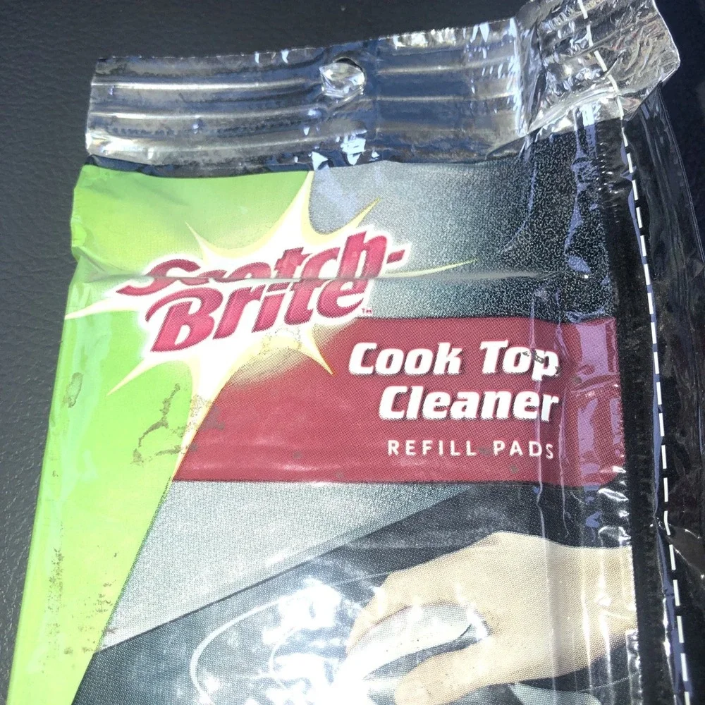 NEW Scotch-Brite 3M Cook Top Cleaner Refill Pads 6-Pack Pre-Moistened Pads